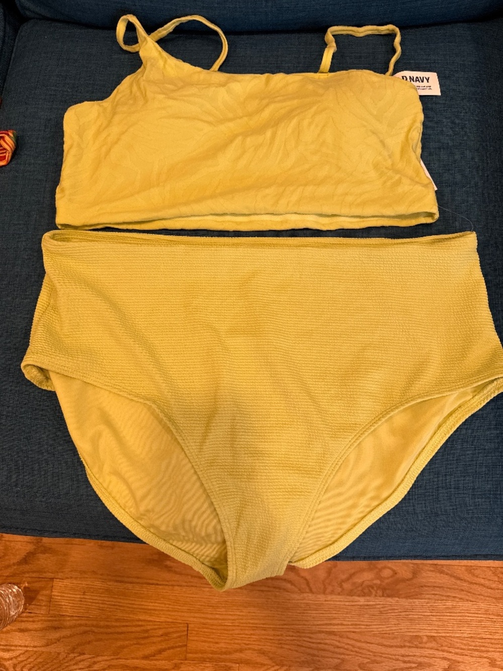 2 piece old navy bikini light lime